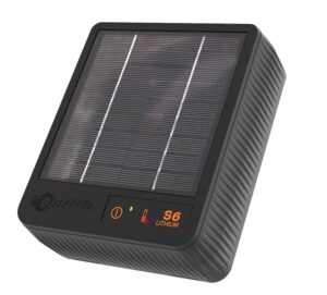 Gallagher S6 Solar Fence Energiser incl. Lithium Battery (3.2 V - 6 Ah)