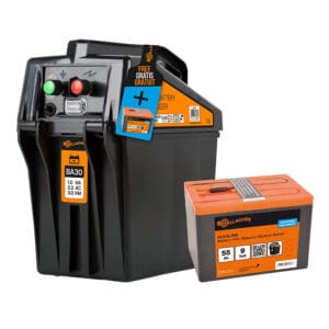 Gallagher BA30 Battery Fence Energiser (9V/12V) with Free Battery