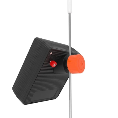 Gallagher S12li Solar Energiser with Battery (0.12J - Solar) with free stand - Image 2