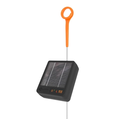 Gallagher S12li Solar Energiser with Battery (0.12J - Solar) with free stand - Image 3