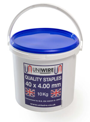 Uniwire Plain Staples - 40mm x 4mm