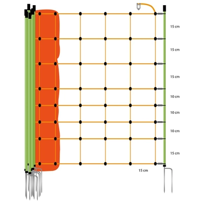 Gallagher Sheep Netting - Double Pin - 90cm - 50m - Image 2